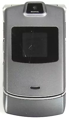 Motorola RAZR V3c - Gray ( Page Plus Cellular ) Very Rare CDMA Phone - READ • $25.49