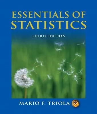 Essentials Of Statistics (3rd Edition) • $6.94