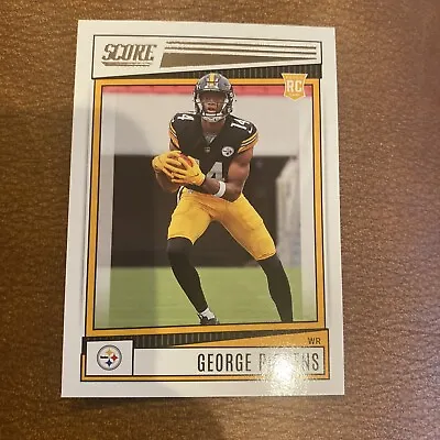 2022 Panini Score Football George Pickens Rookie Card • $2.59