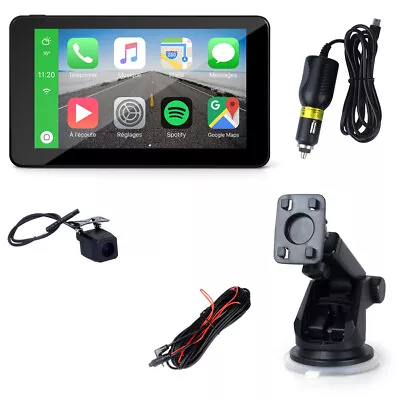 7In Car GPS Navigation System Touch Screen Wireless/Wired HD 1080P W/Rear Camera • $132.20