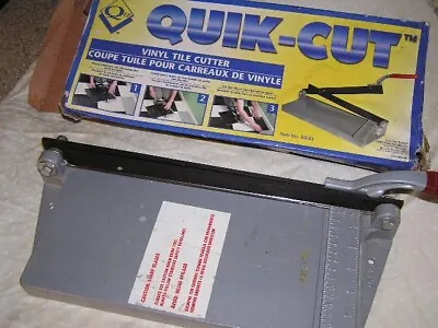 QEP Vinyl Tile Cutter Lightly Used And Works Perfect. Can Cut Up To 12  Tiles! • $15.50