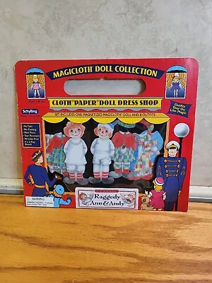 MagiCloth Doll Collection ~ Classic Raggedy Ann And Andy 2000 Made In The USA • $25