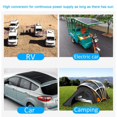 £24.26 • Buy Solar Panel 12V 250W High Efficient Solar Panel Kit Waterproof And Stainless Sola