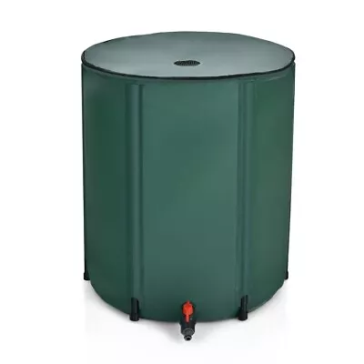 60 Gal Water Collector Storage Tank Rain Barrel Portable Folding Outdoor No-Rust • $48.96