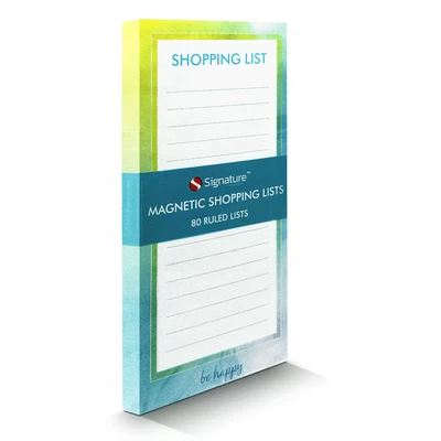 £2.99 • Buy Magnetic Shopping List Pad Notepad | 80 Tear Off Pages Fridge Memo Meal Planner
