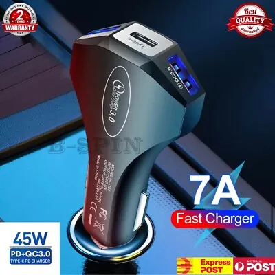 FAST CHARGING USB-C Car Charger For Apple IPhone 14 13 12 Mini 11 Pro Max XS SE • $11.95