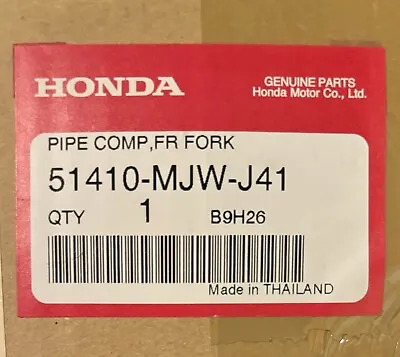 Genuine Honda Part 2016-18 CB500F Pipe Comp Front Fork 51410-MJW-J41 New • $100
