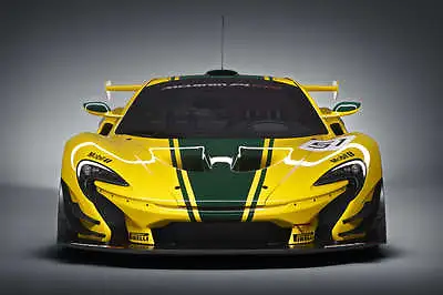 MCLAREN P1 GTR CAR POSTER PRINT STYLE G 24x36 HI RES 9 MIL PAPER • $39.95