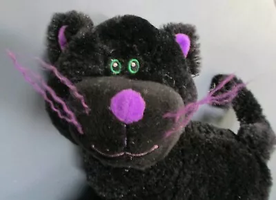 Plush Black Magic Toy Cat Meow Button First Main Needs Batteries 13 In Size 3504 • $11.14