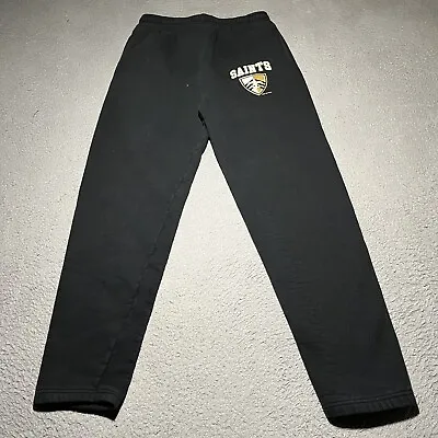 Vintage New Orleans Saints Pro Player Sweatpants Men’s XL Black USA NFL 90s 1997 • $35.99