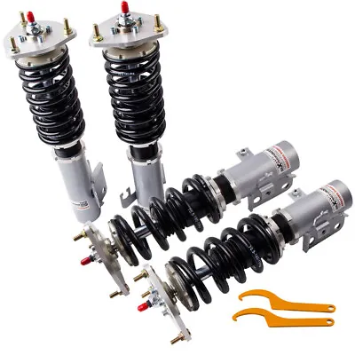 Adj. Damper Coilovers Coil Springs Shocks Kits For Subaru Impreza WRX GC8 93-01 • $331