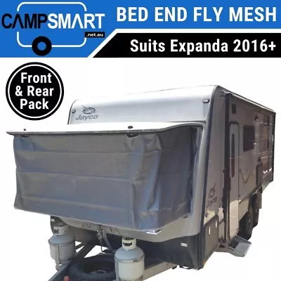 Bed End Flys Storm Covers Front & Rear Fly Mesh Flies For Jayco Expanda Caravan • $209.95