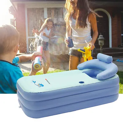 Folding Bathtub Portable Adult Spa Sauna Bath Water Tub Pool Tub Indoor&Outdoor  • $34.21