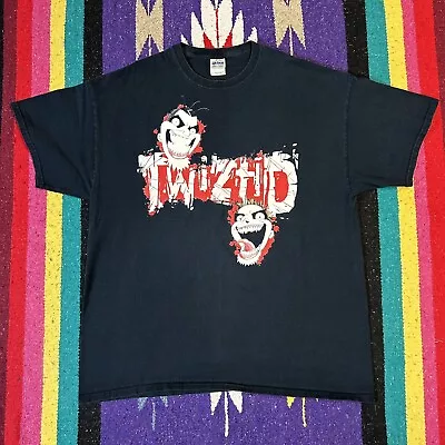 Vintage Twiztid T-Shirt XL Anime Face Rap Horrorcore ICP Juggalo Hatchetman • $30