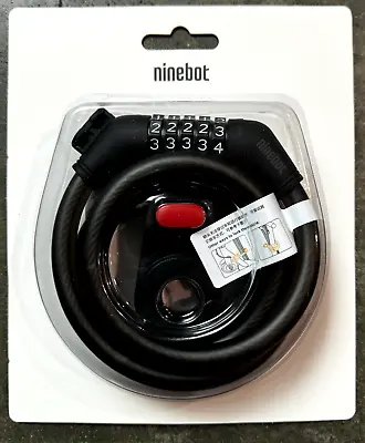 Ninebot Segway Safety Lock For E Scooter Bike Bicycle Motorcycle Cable  Lock • $18