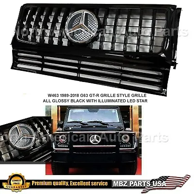 G63 GT Grille G-Wagon AMG All Black ILLUMINATED Star LED G500 G550 • $289