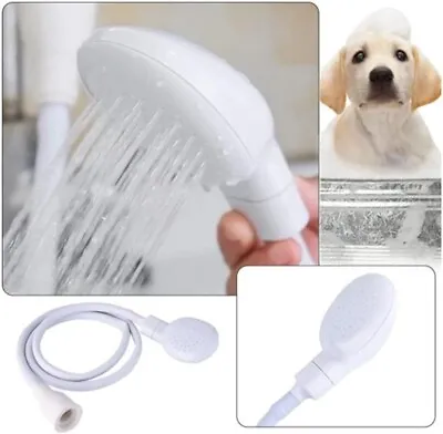 Single Tap Shower Spray Hose Attachment Bath Pipe Tub Sink Spray Head Washing • £6.49