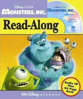 Monsters Inc.; Disney Read Along - 0763421758 Paperback Adam Waring • $5.76