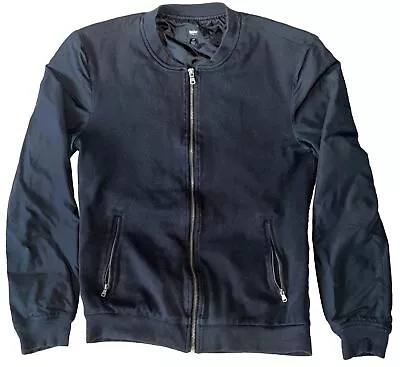 Mossimo Adult SM/P Full Zip Jacket Black Zip Pockets Lined Windbreaker MINT • $18.89