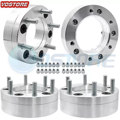 (4) 5x5.5 To 6x5.5 Wheel Spacer Adapters 2  5x139.7 Hub To 6x139.7 Fits Ram 1500 • $124.50