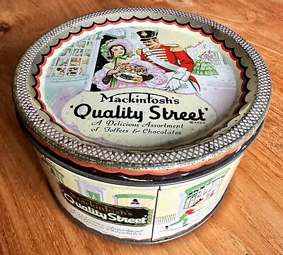 £4.99 • Buy Vintage Mackintosh Quality Street Tin - 5  Round / 3  Deep.