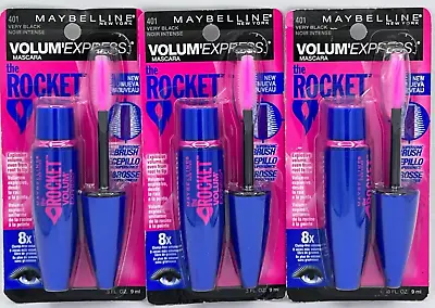 Maybelline The Rocket Volum' Express Mascara-Choose Your Color Pack Of 3 • $19.99
