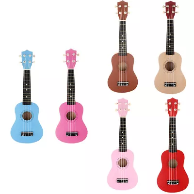 $30.95 • Buy 21'' Professional Ukulele Uke Starter Kit Small 4 Strings Guitar Hawaiian Guitar