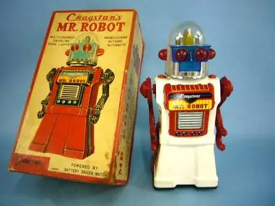 CRAGSTAN'S MR. ROBOT 50's Vintage Tin Toy Battery Operated Can't Move Japan • $2590.50