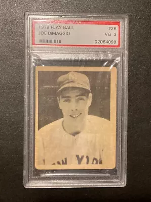 $1999.95 • Buy 1939 Play Ball #26 Joe Dimaggio PSA 3