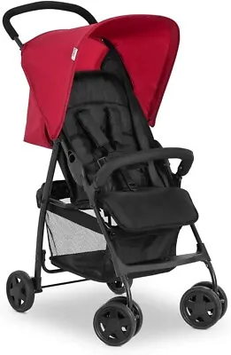 Hauck Sport Pushchair Red Black Stroller Super Lightweight Buggy Pram Foldable • £59.95