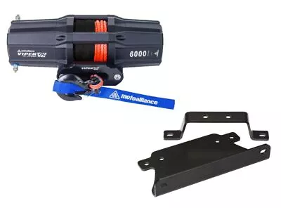 Viper 40 Ft Winch 6000 Lb Orange With Mount For Can-Am Outlander Max 400 2013 • $479.98