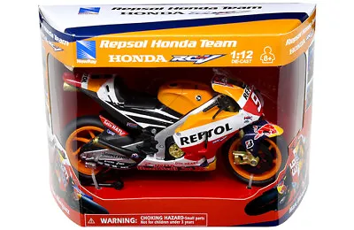 Honda Repsol MotoGP Racing RC213V 1:12 Scale Die Cast Marc Marquez Motorcycle • $24.95