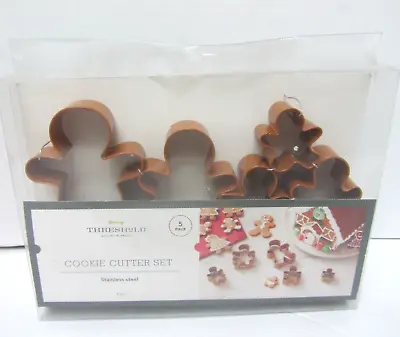 Threshold Christmas Gingerbread Shaped Cookie Cutter 5 Pc Set • $4.95