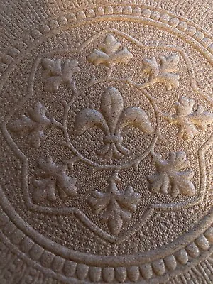 Victorian Embossed FiberReplacement Seat Fleur De Lis Reproduction/pair ( 2) • $48.99