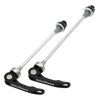 Vision QR-25 Quick Release Skewers 112/146mm QR Set For 100/135mm Road MTB Bike • £10.99