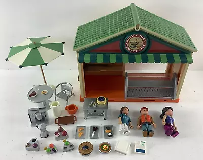 Mighty World Toys Mighty Town Dessert Cafe Playset Toy Lot • $35.66