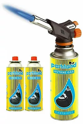 £8.29 • Buy Z Butane Gas Blow Torch Burner Welding Auto Ignition Soldering BBQ Flame Thrower
