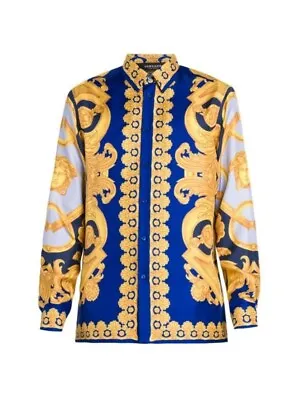 VERSACE Barocco 660 Silk Shirt. New Without Tags. • $900