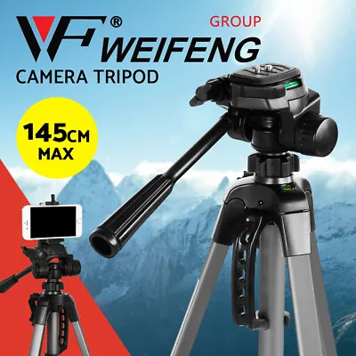 $28.95 • Buy Weifeng Professional Camera Tripod Stand Mount DSLR Pan Head Monopod Flexible