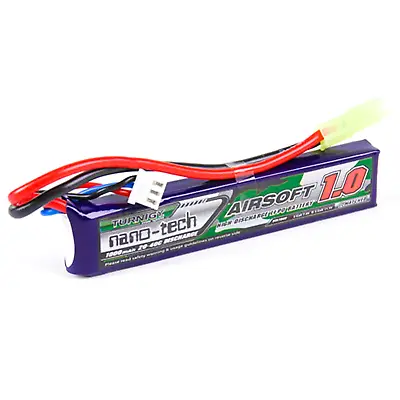 Turnigy Nano-Tech 1000mAh 2S LiPo Battery Pack Airsoft 7.4V 20C 40C (Mini-Tamiya • $15.99