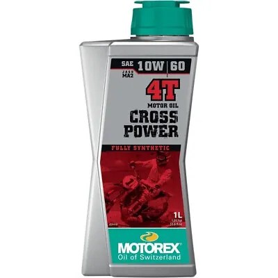 Motorex Cross Power 10W/60 4T Synthetic 4 Stroke Offroad Motorcycle Oil  1 Liter • $27.95