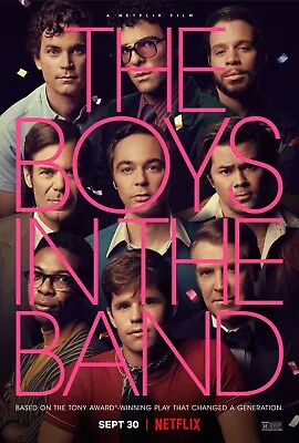 Boys In The Band Movie Poster  :  11 X 17 Inches : Matt Bomer Zachary Quinto • $13.96