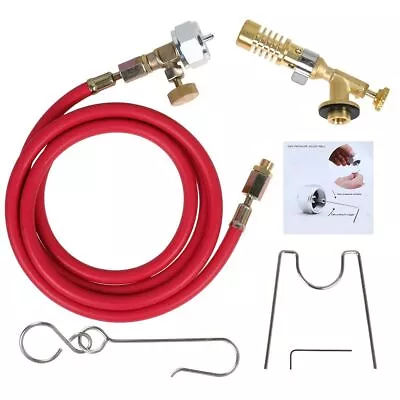 MAPP Gas Welding Torch For Soldering Picnic Brazing Heating Soldering Gun+Hose • $24