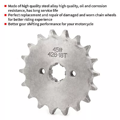 18 Teeth Front Sprocket Cog Parts For PIT PRO Trail Dirt Bike 110cc 125cc 140cc∗ • $24.17