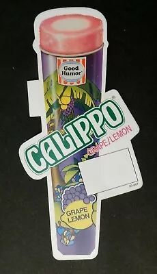 Vintage Good Humor Ice Cream Truck Sticker CALIPPO Grape Lemon New Unused 1992 • $9.99