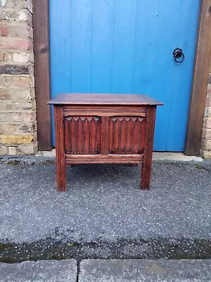 Old Oak Sewing/Slipper Box • £80