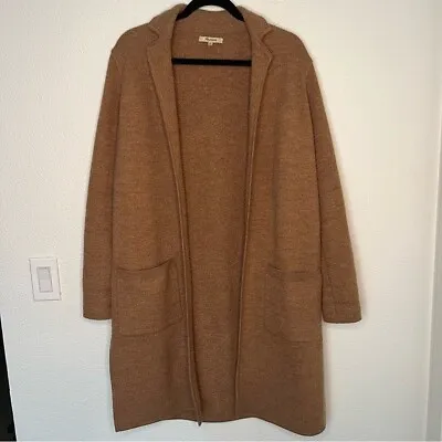 Madewell Camden Sweater-Coat Brown Extra Small • $150