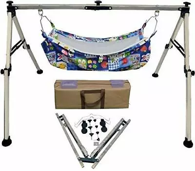 Premium Quality Indian Swing Ghodiyu Cradle Crib Palnu Palna Baby Swing. • £104.99