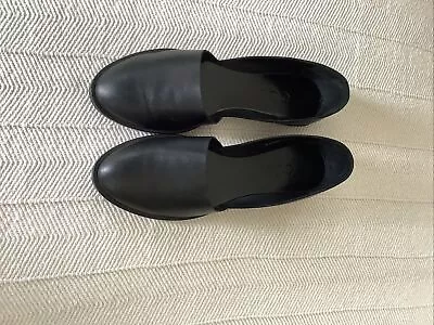 COS Women Real Leather Shoes Black Size UK 4 / EU 37 • £28