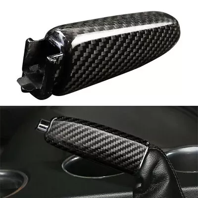 Handbrake Cover Handle Protector For Ford Mustang 2015-2020 Real Carbon Fiber AU • $82.67